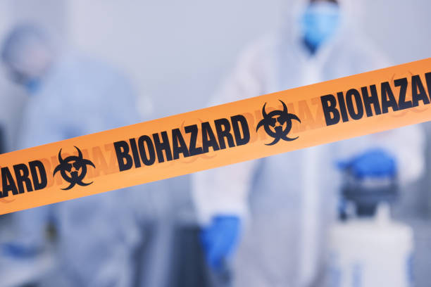 Professional Biohazard Cleanup technician working in White, SD